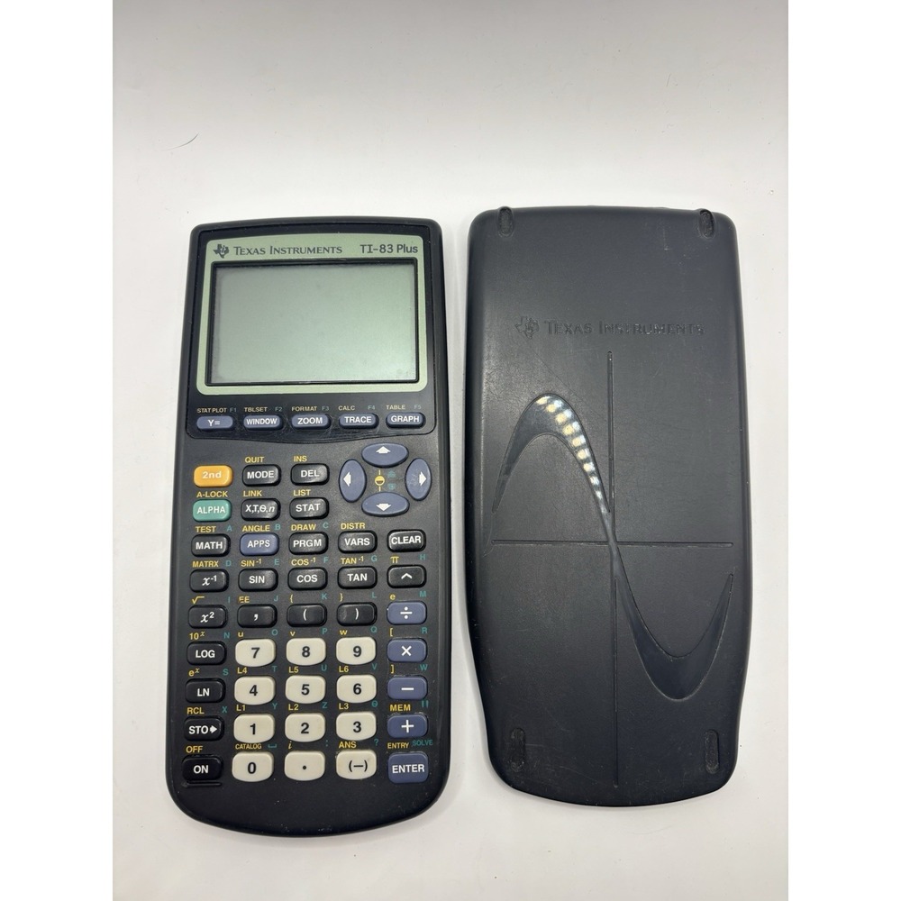Texas Instrument‎ TI 83 Plus Graphing Calculator Programmable, Black Works